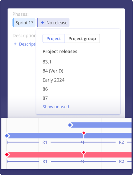 Divide projects into sprints & phases for more convenient and effective work